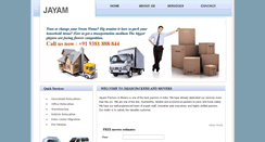 Desktop Screenshot of jayampackersandmovers.com